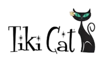 Black cat with glowing green eyes