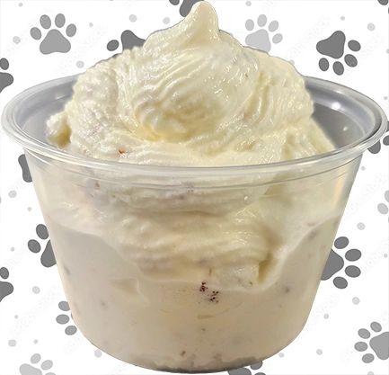 Frozen dessert in a cup