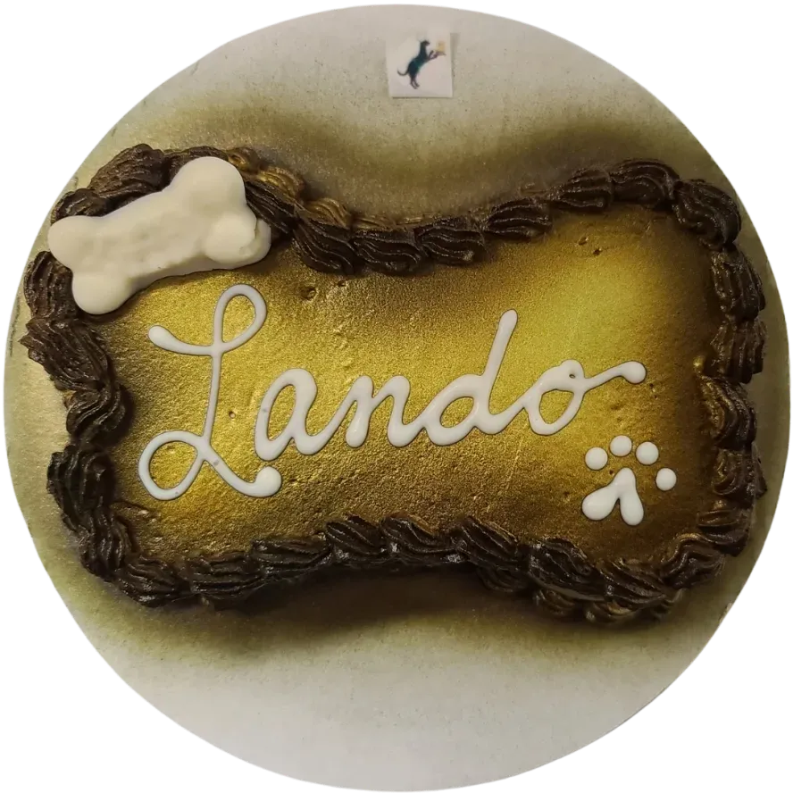 Personalized dog treat with name