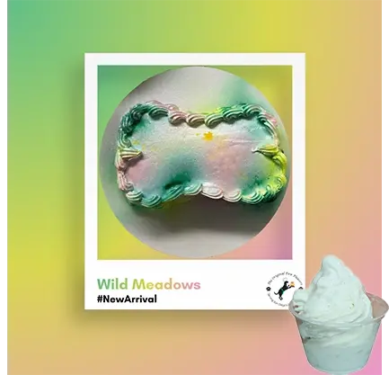 Wild Meadows dog treat and frozen yogurt